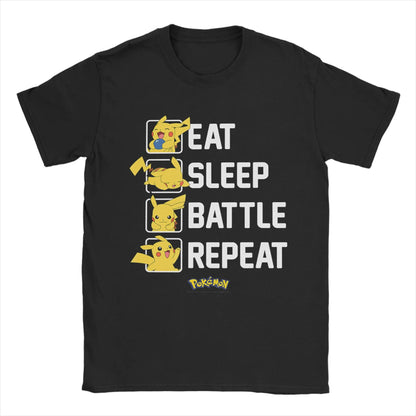Pokémon Anime Nope Not Today Snorlax Printed T-shirt