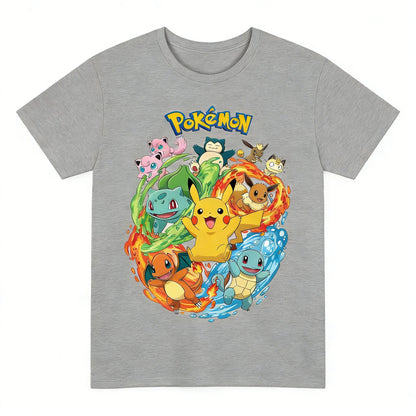 Pokémon Spirit Print Loose T-shirt