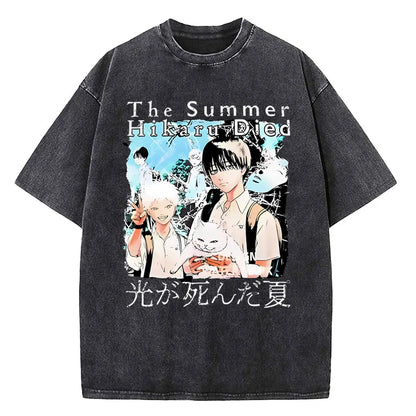 Summer Hikaru Died Streetwear Design Cotton T-Shirt