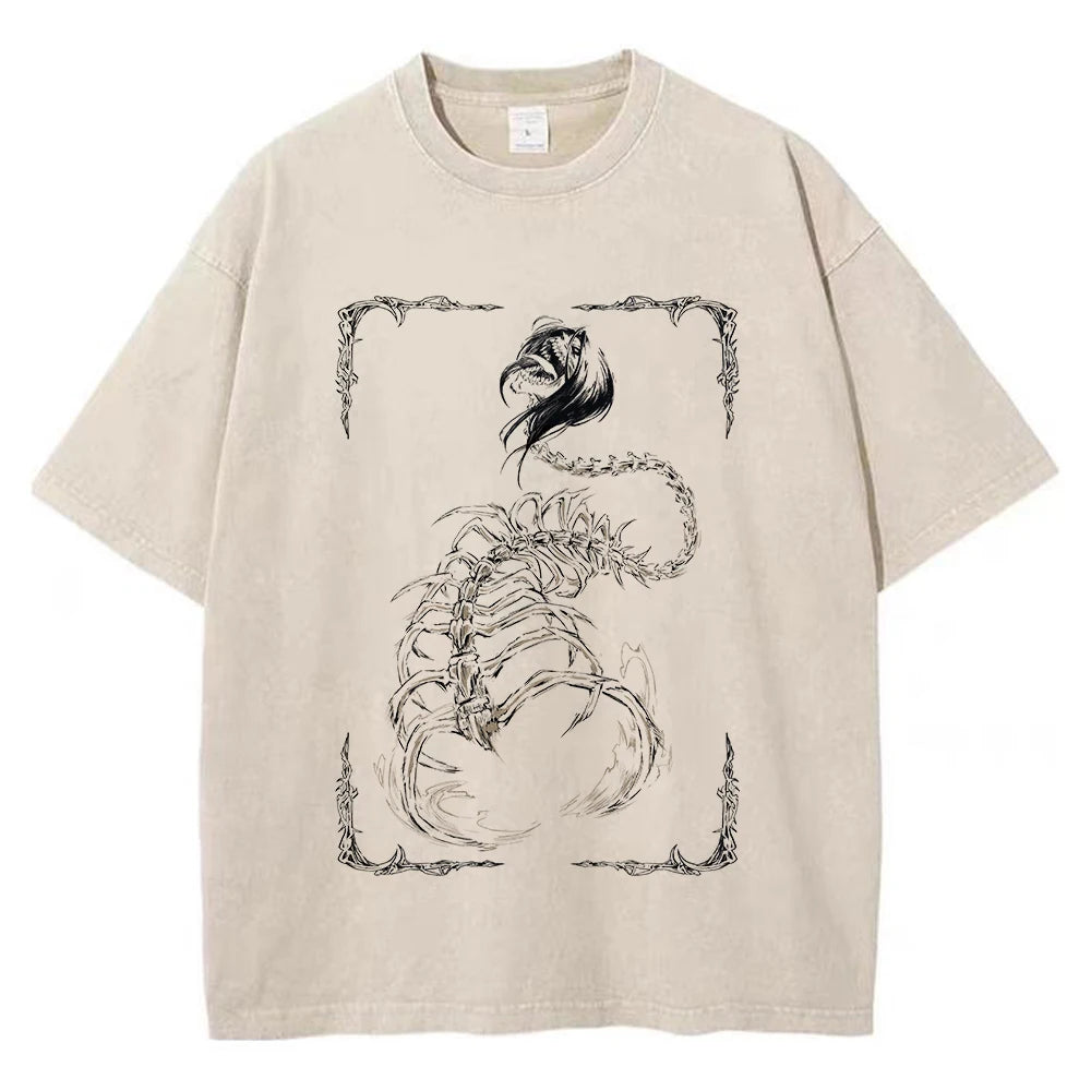 Anime Attack On Titan Cotton Oversize Tshirt