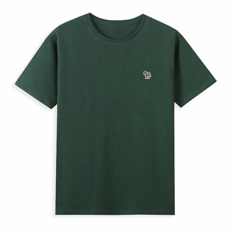 Korean Style Cotton O-Neck T-shirt