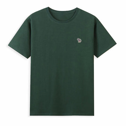 Korean Style Cotton O-Neck T-shirt