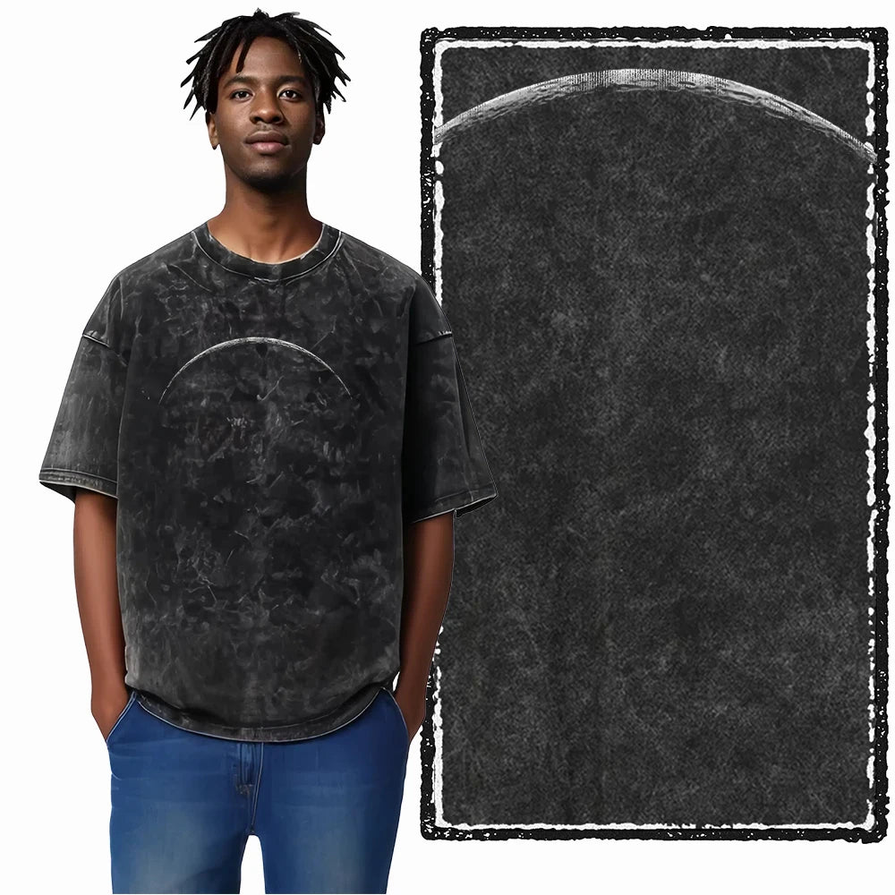 ASTRONAUT SPACE THEMES Printed Cotton Big Size T Shirt