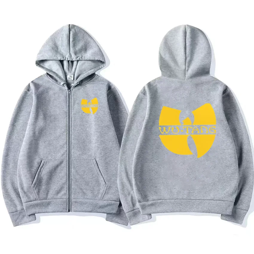 Hip Hop Wu Clan T-tangs Graphics Hoodie Zip Up