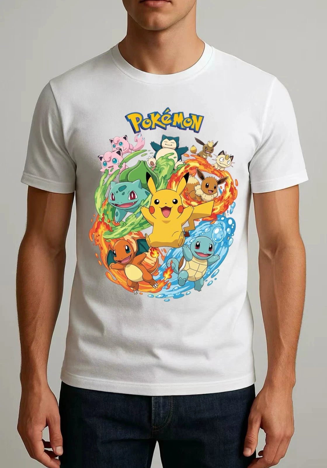 Pokémon Spirit Print Loose T-shirt
