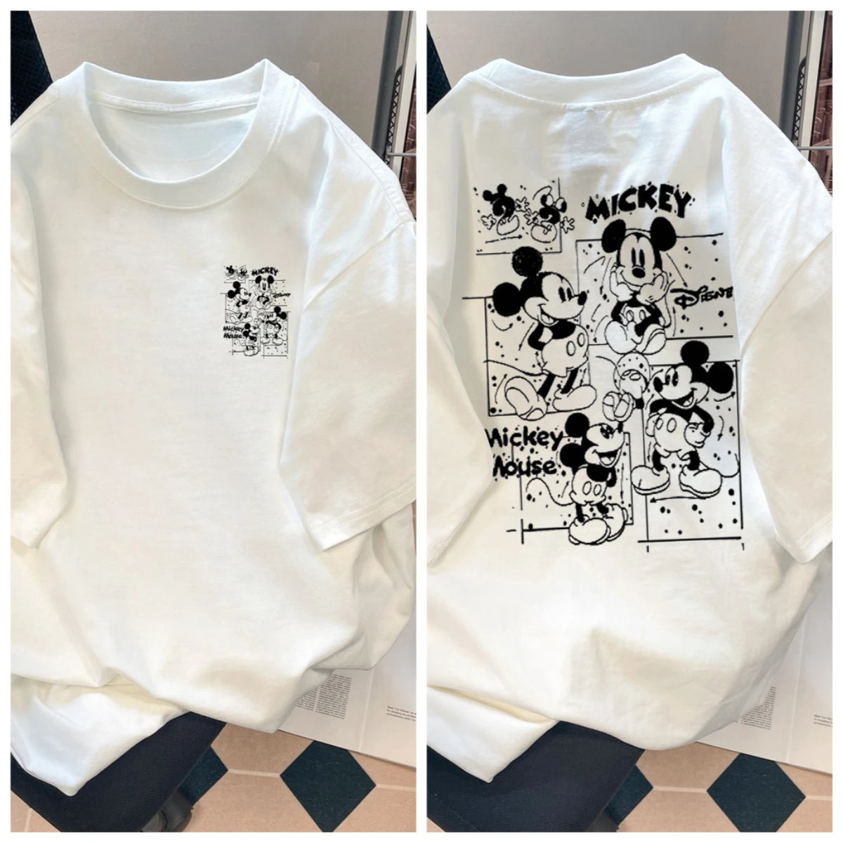 Disney Mickey Mouse Pure Cotton Loose T-shirt