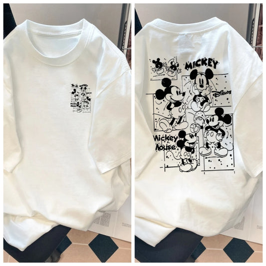 Disney Mickey Mouse Pure Cotton Loose T-shirt