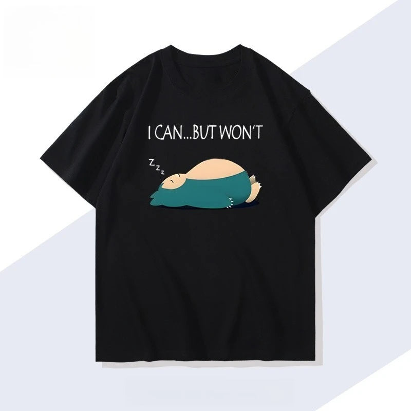 Pokémon Handheld Game Snorlax Loose T-shirt