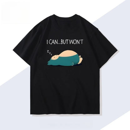 Pokémon Handheld Game Snorlax Loose T-shirt