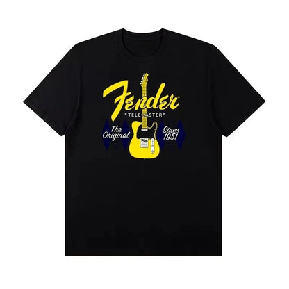 Jimi Hendrix Fender Electric Guitar T-Shirt
