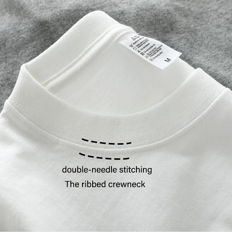 Dukeen 280g Oversized Heavyweight Cotton Solid Color T Shirt