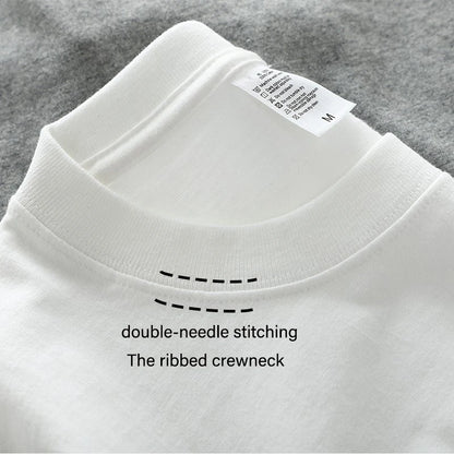 Dukeen 280g Oversized Heavyweight Cotton Solid Color T Shirt