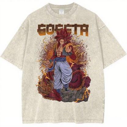 Dragon Ball Vintage Wash Graphic T Shirt
