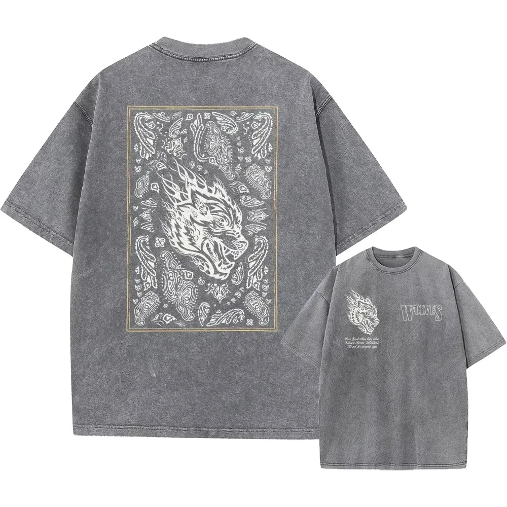 Harajuku Casual Cotton Vintage Punk T Shirt