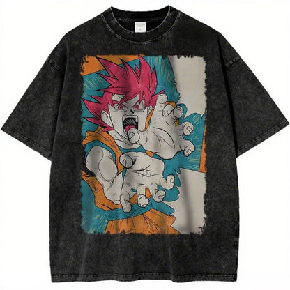 Dragon Ball Vintage Wash Graphic T Shirt
