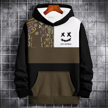 3D Nation Style Hoodies, Paisley Print Pullover