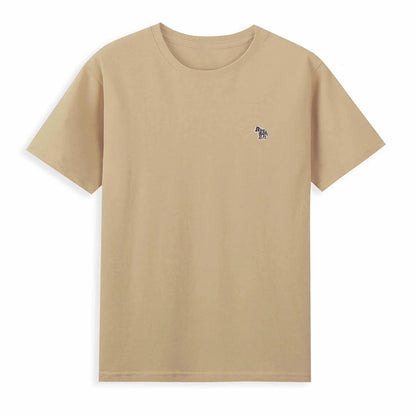 Korean Style Cotton O-Neck T-shirt