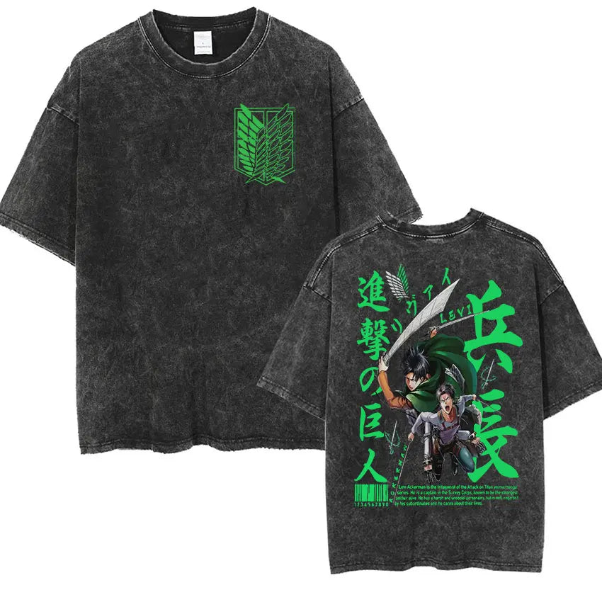 Mikasa Ackerman Eren Jaeger Wings of Freedom Cotton T-shirts