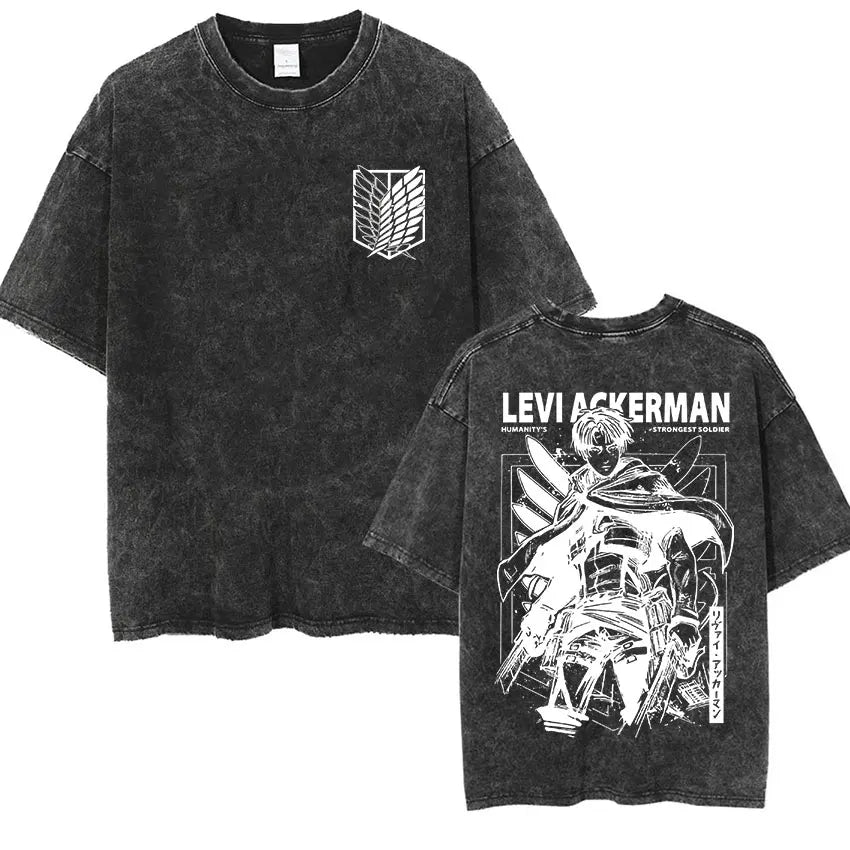 Mikasa Ackerman Eren Jaeger Wings of Freedom Cotton T-shirts