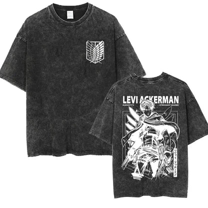 Mikasa Ackerman Eren Jaeger Wings of Freedom Cotton T-shirts