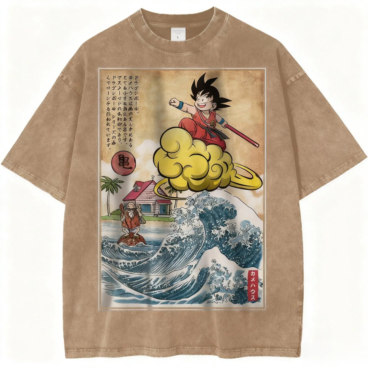Dragon Ball Vintage Wash Graphic T Shirt