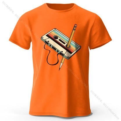 Cotton Printed T-Shirt, Soft Round Neck Tee