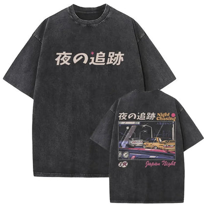 Anime Initial D Fujiwara Takumi Casual Oversized T-shirts