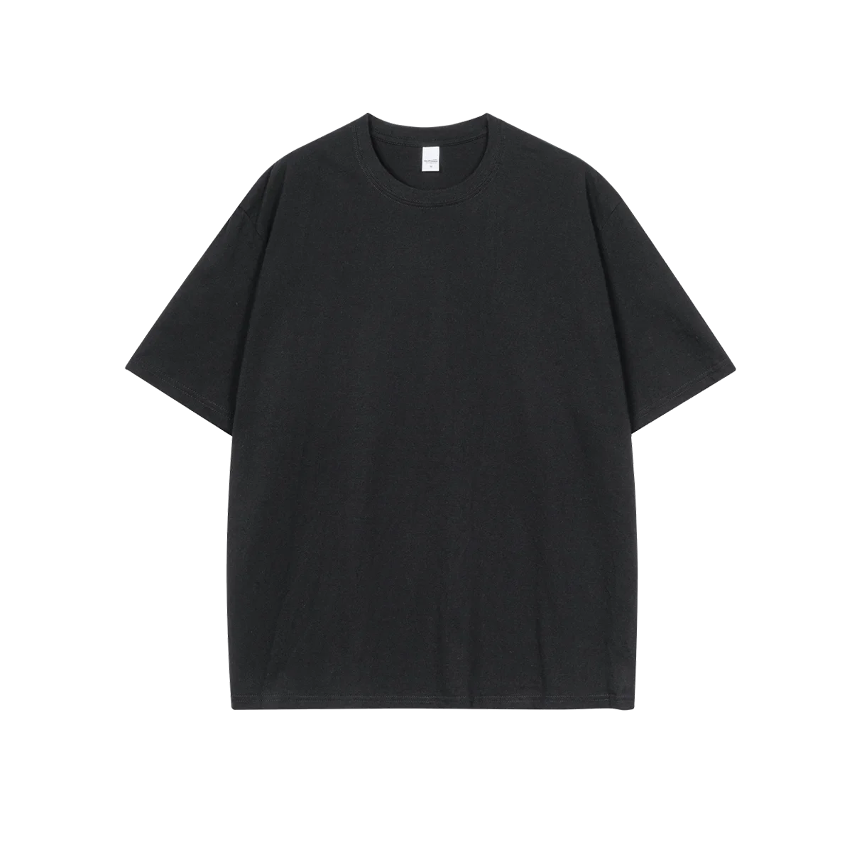 210g Cotton Solid Color Oversize Casual Tshirt 5XL