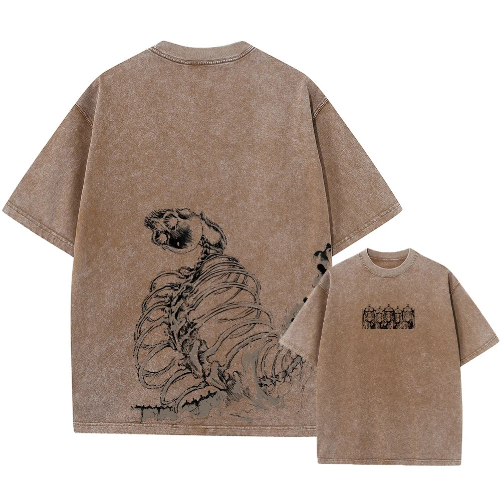 Anime Attack On Titan Cotton Oversize Tshirt