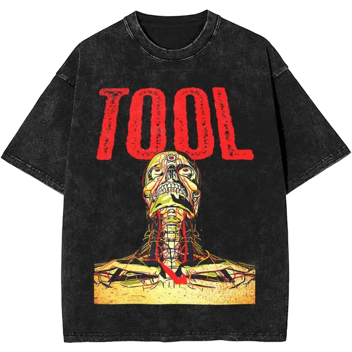 Rock Tool Band  Vintage T Shirt Merch Cotton Oversized