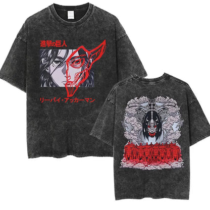 Mikasa Ackerman Eren Jaeger Wings of Freedom Cotton T-shirts