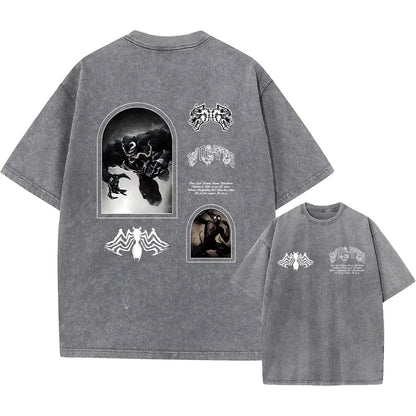 Harajuku Casual Cotton Vintage Punk T Shirt