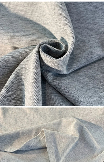 210g Cotton Solid Color Oversize Casual Tshirt 5XL
