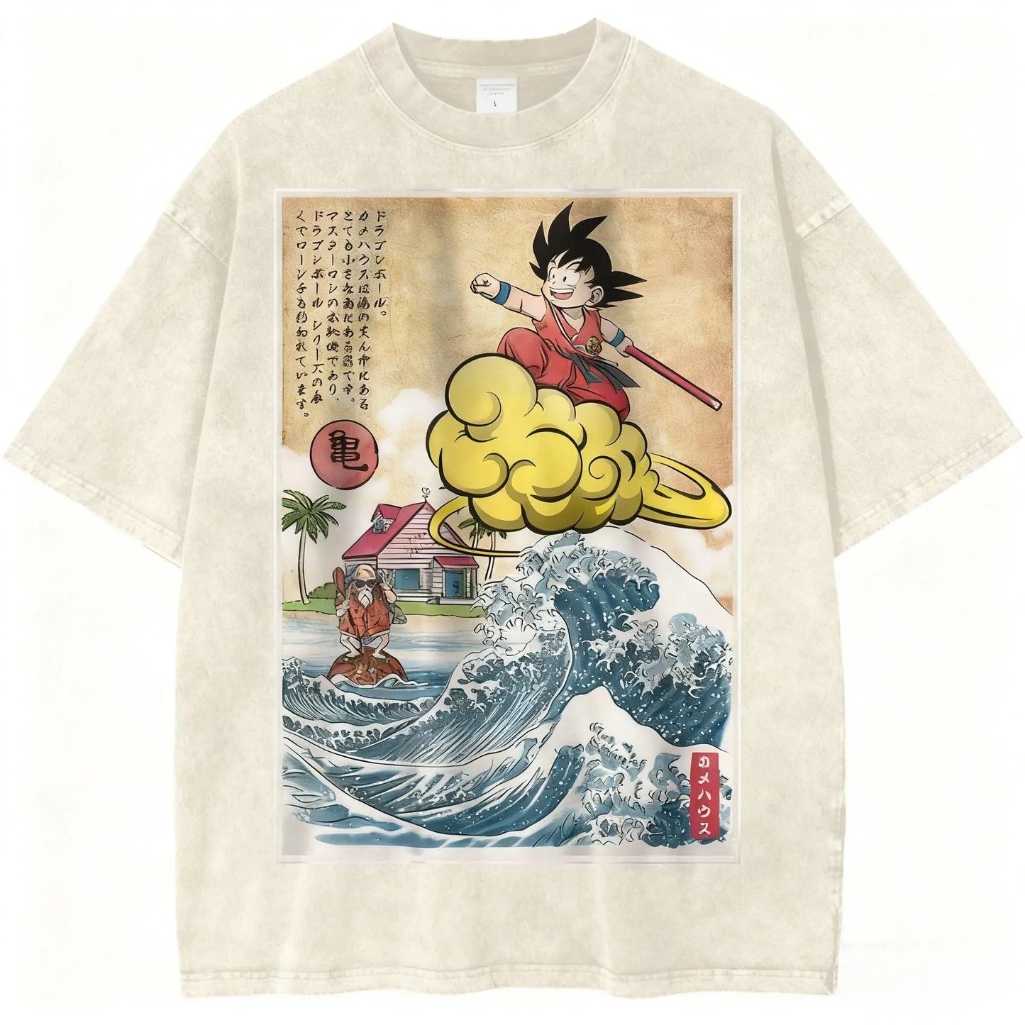 Dragon Ball Vintage Wash Graphic T Shirt
