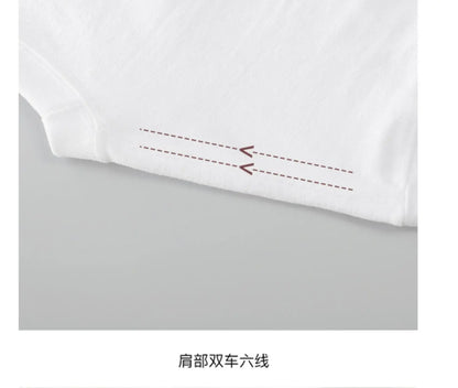 Dukeen 280g Oversized Heavyweight Cotton Solid Color T Shirt