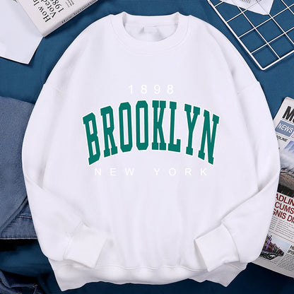 1898 Brooklyn New York Pullover Fleece Sweatshirt