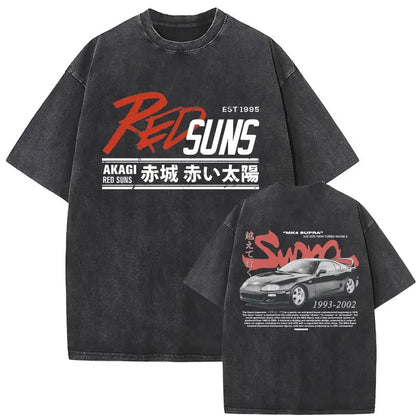 Anime Initial D Fujiwara Takumi Casual Oversized T-shirts