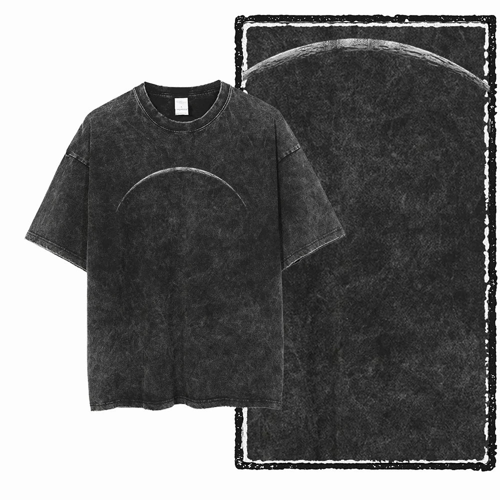ASTRONAUT SPACE THEMES Printed Cotton Big Size T Shirt
