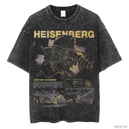 1990S Resident Evil Biohazard Leon Kennedy Oversized T shirt 100% Cotton