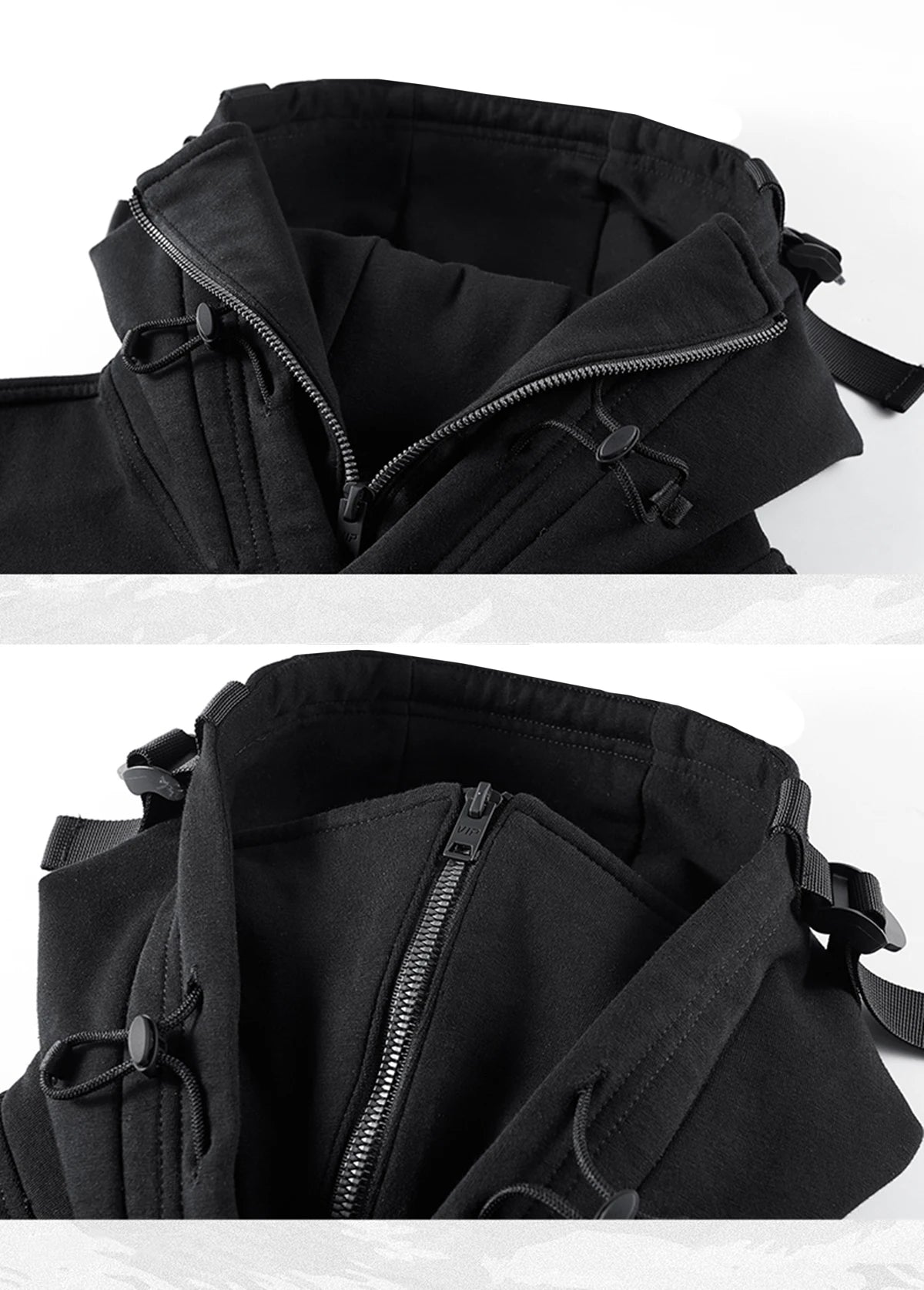 Dark Souls Cyberpunk Hoodies High Neck Mask Windproof Pullovers