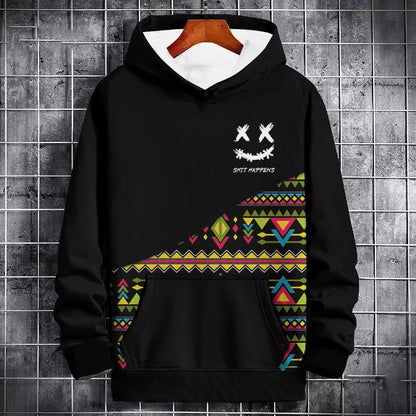 3D Nation Style Hoodies, Paisley Print Pullover