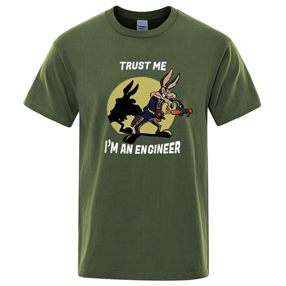 Trust Me Im An Engineer Pure Cotton Vintage T-Shirt