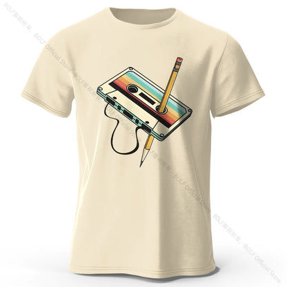Cotton Printed T-Shirt, Soft Round Neck Tee