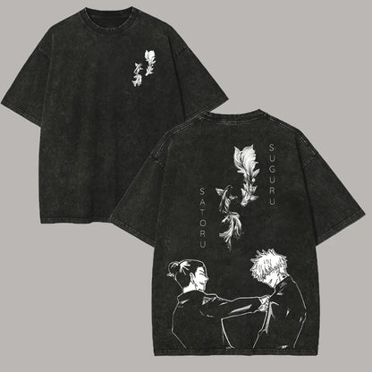 Jujutsu Kaisen Japan Anime Graphic Oversized Cotton T Shirt