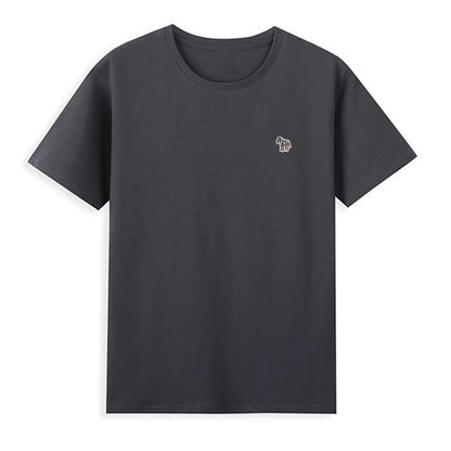 Korean Style Cotton O-Neck T-shirt