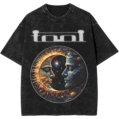 Rock Tool Band  Vintage T Shirt Merch Cotton Oversized