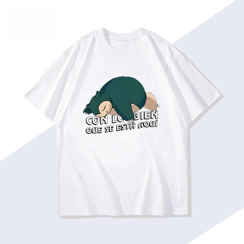 Pokémon Handheld Game Snorlax Loose T-shirt