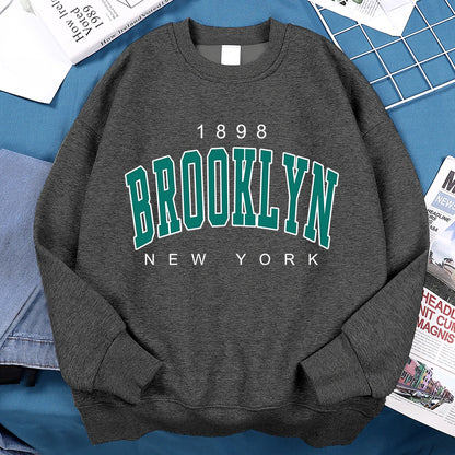 1898 Brooklyn New York Pullover Fleece Sweatshirt