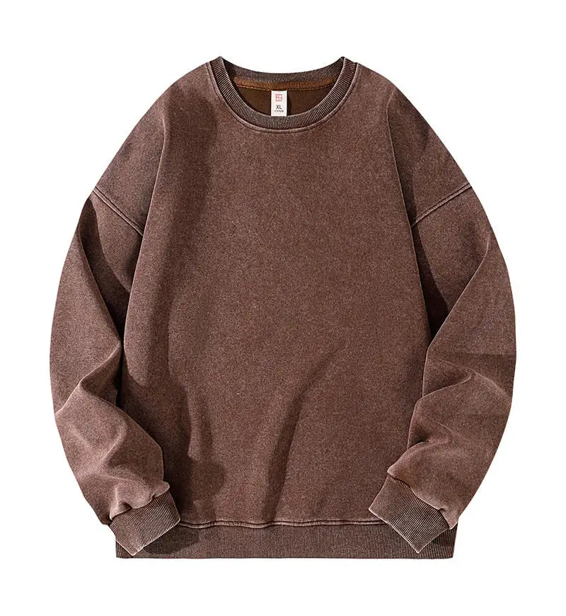 Men's American Style Loose Casual Long Sleeve Sweatshirt