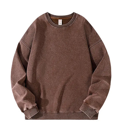 Men's American Style Loose Casual Long Sleeve Sweatshirt